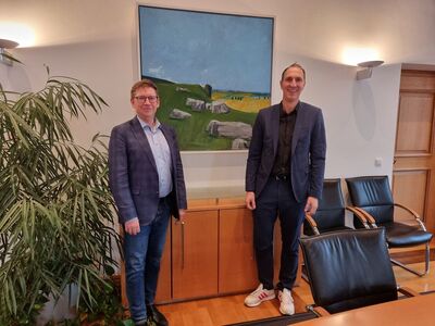 Landrat Stefan Rößle und MdB Christoph Schmid