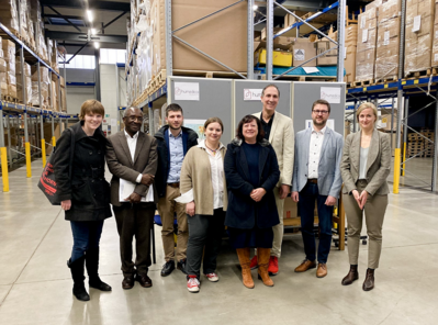 A. Rasehorn, P. Khamadi, J. Peter, S. Sorgenfrei, PSts’in Dr. Bärbel Kofler, C. Schmid MdB, B. Weber, S. Gentner